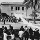 On Nov. 16, 1972, student protesters at Southern University in Baton Rouge, La., occupied the campus’ administration building. In an effort to remove the demonstrators, sheriff’s deputies and state police tossed tear gas canisters into the building, which the occupiers allegedly threw back out of windows. Two students were killed in the ensuing melee. (Courtesy John G. Cade Library, Archives and Manuscripts, Southern University and A&M College)